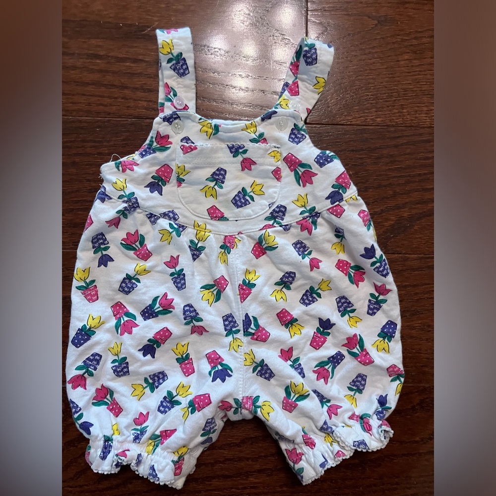 VTG 1990s CIRCO tulip fabric bubble romper 12 months